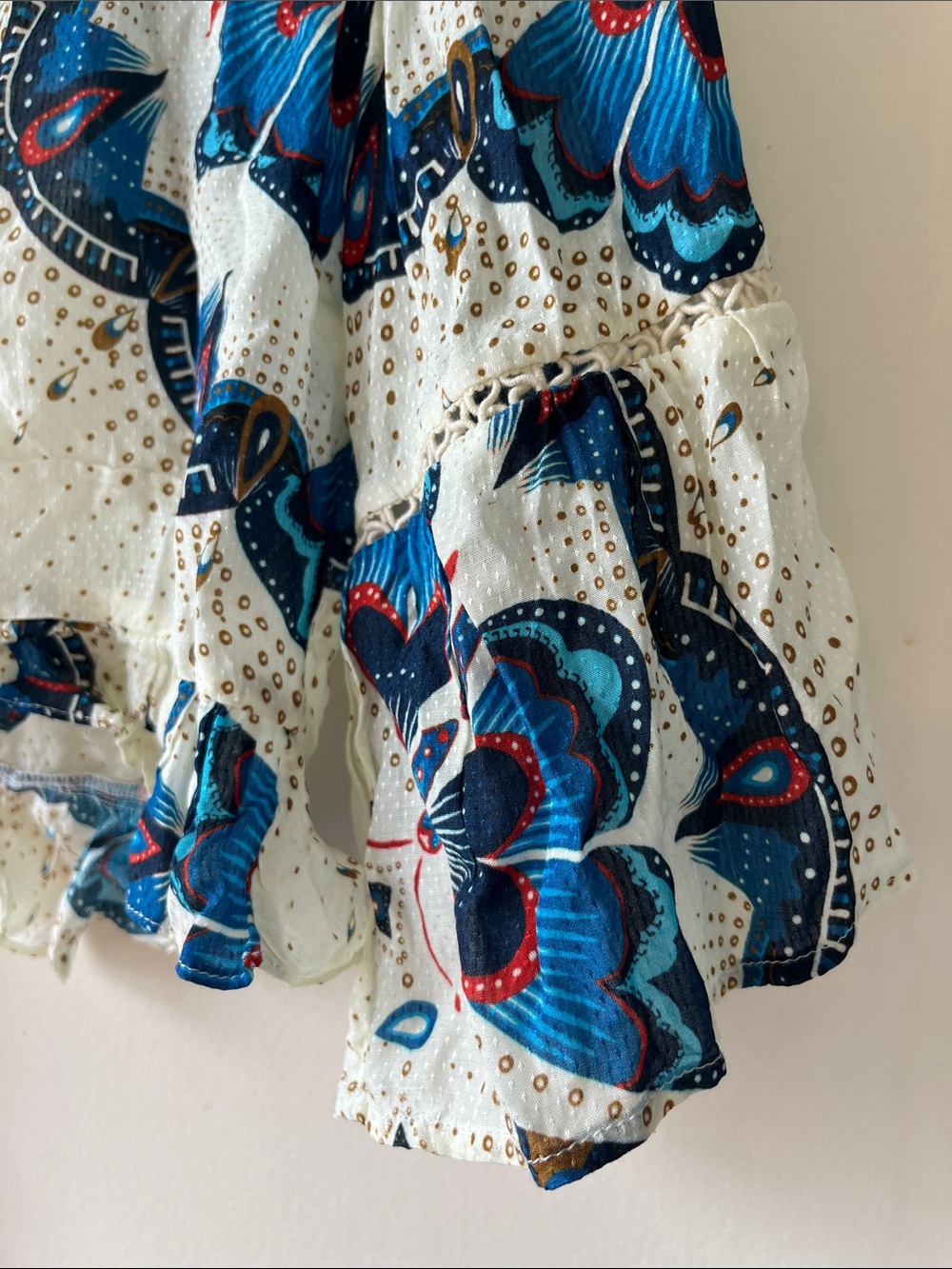 Farm Rio Butterfly Tie Blouse - Picture 3 of 4